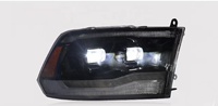 Mise à niveau vers un phare avant à LED complet, plug and play, pour Dodge RAM 1500, phare avant 2009-2018