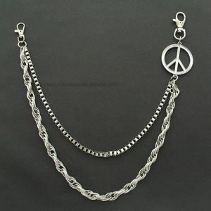 Street Punk Double Chain Trouser Chain, Trendy Jeans Waist Chain Accessories Tanjing Fashion Lijing Necklace - Product Image 5