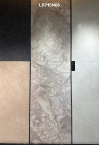 Carreaux de sol en porcelaine imitation pierre beige moderne LDN 600X1200MM, aspect mat, motif français Versailles, pour villa et centre commercial - Product Image 3