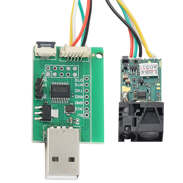 LDL 1mm Accuracy Laser Distance Sensor 10m for AGV TTL Lidar Laser Distance Sensor