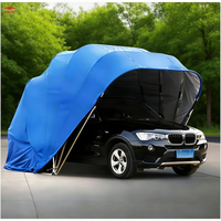 Garage pliable portable personnalisé pour voiture Garage automatique préfabriqué Tente abri voiture extérieur rétractable