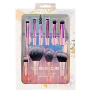 مجموعة فرش مكياج اصطناعية 4 قطع مع طويق طويل لكونتور الأساس وبودرة تطبيق كونتور بودرة - Product Image 4