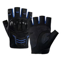 Guantes de Motociclismo Antideslizantes, Guantes de Ciclismo Anticaída para Exteriores, Guantes de Medio Dedo