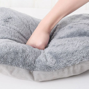 <span class=keywords><strong>Lit</strong></span> pour chat pliable écologique, chaud, antidérapant, en peluche, motif uni, pour pomeranian, chihuahua, fabricant - Product Image 6