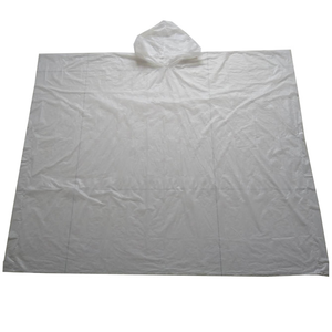 Imperméable biodégradable dans la poche imperméable pla poncho de pluie bio dégradable poncho de pluie amidon de maïs - Product Image 1