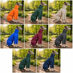 Combinaison pour chien imperméable et isolante à quatre pattes, doublée polaire, avec bandes réfléchissantes et col montant, certifiée OEKO BSCI, OEM ODM, pour lévrier - Product Image 3