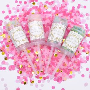 Mini piñata en papier de riz doré avec confettis pailletés, canon à confettis, papier de soie, confettis à pousser - Product Image 2