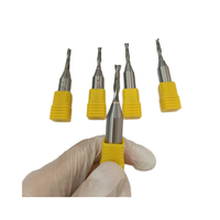 1/2 pouces 12.7mm tige TCT 2 cannelures vers le bas CNC routeur à bois fraise en bout pour fraisage panneau de particules