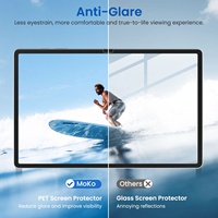 MoKo Lot de 2 films protecteurs d'écran mats anti-reflets en PET de qualité supérieure pour Samsung Galaxy Tab S10 FE Plus 13.1 2025