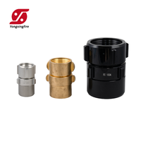 Raccord flexible en aluminium/laiton 1,5 pouce 2,5 pouces NH/NPT pour tuyau d'incendie et connecteur de poteau d'incendie pour lutte contre les incendies forestiers