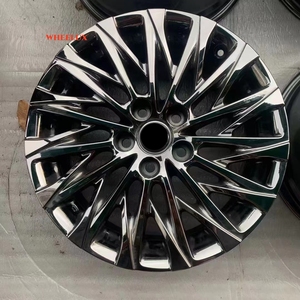 Ruedas forjadas monobloque negras cromadas <span class=keywords><strong>de</strong></span> aluminio 6061-T6 personalizadas <span class=keywords><strong>de</strong></span> 19, 20, 21 y 22 pulgadas para llantas Toyota Lexus Alphard Vellfire <span class=keywords><strong>Sienna</strong></span> LM - Product Image 1