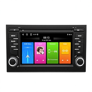 TOPSOURCE Autoradio Android con Display IPS da 7 Pollici per <span class=keywords><strong>Audi</strong></span> <span class=keywords><strong>A4</strong></span> con Navigazione e Interconnessione CarPlay - Product Image 1