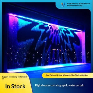Équipement de rideau d'eau numérique CNC, écran d'eau interactif à détection, utilisation intérieure/extérieure, conception de paysage aquatique, garantie 2 ans - Product Image 2