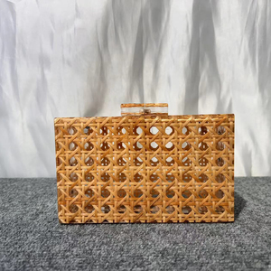 Borsa pochette in bambù da donna 2025 popolare per donna, in acrilico trasparente, borsa da sera, Design <span class=keywords><strong>Chic</strong></span> da donna, - Product Image 2