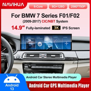 Navihua 14.9" 2K Touch Screen Multimedia Android Car Radio Auto Head Unit Monitor for BMW 7 Series F01 F02 NBT EVO 2009-2017 - Product Image 5