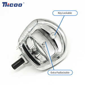 מנעול ידית P בצורת זנב לוויתן, מופעל באמצעות שלט רחוק <span class=keywords><strong>12V</strong></span>, מתקפל ומובנה, עם ידית T. - Product Image 5