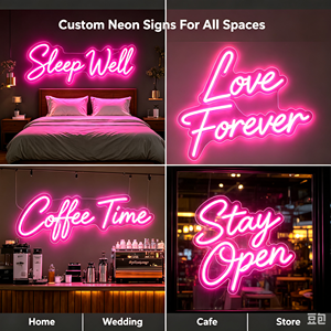 Panneau publicitaire personnalisé en néon LED, panneau néon personnalisé bon marché et étanche pour bar, boutique - Product Image 6