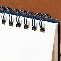 Carnet de notes en papier cadeau avec couverture en PP, reliure spirale, imprimé sur mesure, imperméable, pour étudiants, vente en gros