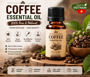 Aceite Esencial de Café Vietnamita 100% Puro y Natural, Aroma a Café Tostado Cálido, Alta Calidad - Product Image 2
