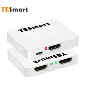 TESmart 분배기 Hdmi 1x2 AV 컨버터 1in2out 18Gbps HDR HDCP 2.2 울트라 HD EDID 4K @ 60Hz Hdmi 분배기 멀티 모니터