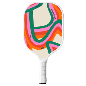 USAPA sertifikalı karbon ve cam elyaf Pickleball kürek kırmızı moda <span class=keywords><strong>Net</strong></span> raket açık kullanım için 12K naylon <span class=keywords><strong>EVA</strong></span> köpük çekirdek kavrama ile - Product Image 1