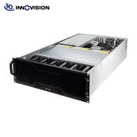 Haute Performance 4U 6 GPU PCIe 4.0 AI Server Barebone Option Processeur AMD EPYC 7003 7002 Serveur d'apprentissage en profondeur 4 + 1 CPSU