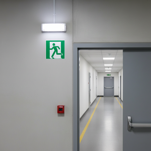 Uscita di sicurezza PVC sinistro 200x200mm - Product Image 3
