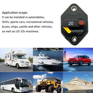 Disjoncteur manuel 20A 32V DC pour autoradio, bateau et système audio marin - Product Image 3