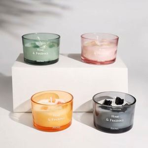 Luxury Scented Candles <b>Gift</b> <b>Set</b> New Releases with Personalized Aromatherapy Labels Glass Jar & Tin <b>Gift</b> Box - Product Image 3
