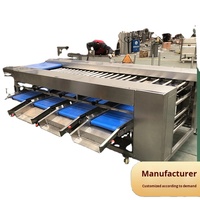 Elektronische Kiwi Wortel Passievrucht Roller Sizer Sorteermachine Groenten Fruit Sorteerlijn Aardbeien Verwerkingslijn 304
