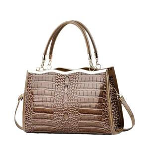 Bolso <span class=keywords><strong>Tote</strong></span> de Hombro Clásico de Gran Capacidad con Estampado Personalizado, Bolso de Piel de Cocodrilo para Mujer, Bolsos de Mano de Diseñador de Lujo para Damas - Product Image 3