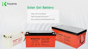 Energy Storage Solar Gel Battery 12V 100Ah AGM Deep Cycle Maintenance-Free Rechargeable Lead Acid Factory Directly Solar Power