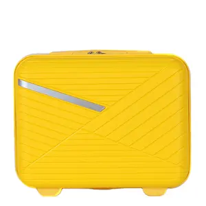 New fashion luggage cubes lightweight PP mini suitcase 14 inch carry-on luggage beauty case hard shell for Women