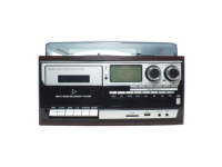 Lecteur de vinyle vintage Dosound avec double lecteur CD et USB