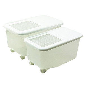 Kitchen Box Plastic Insect Proof Storage Dispenser Vacuum Rice Container
