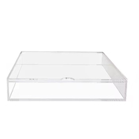 Cadre de boîte d'ombre en acrylique transparent personnalisé vitrine de boîte d'ombre en acrylique transparent cadres photo de boîte d'ombre en acrylique transparent