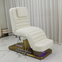 Table de massage électrique pour salon de beauté, lit de soin du visage, chaise de spa, mobilier de beauté pour extensions de cils, lit de salon avec mécanisme de levage électrique