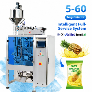 Fully Automatic Pineapple Juice Pouch Paste Liquid Plastic Bag Forming Filling <b>Sealing</b> Multi-function Packaging Machines - Product Image 1