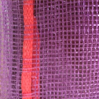 Emballage en plastique 50kg 50lb rouge Orange vert vide PP tubulaire tissé ventilé Logo Leno Net sac oignon maille sac pour pomme de terre