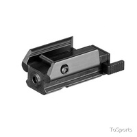 Pointeur laser rouge GF025 650 nm et lunette de visée réglable en aluminium noir mat tactique haute performance pour l'extérieur