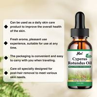 Minyak Ekstrak Cyperus Rotundus Alami Murni Cold-Pressed Label Pribadi untuk Perawatan Penghilangan Rambut Wanita & Pria