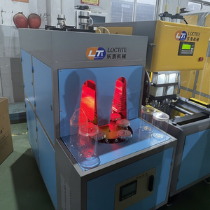 LOCTITE <strong>LT</strong>-S2-3L Energy-Saving <strong>2</strong> Cavity Semi Automatic PET <strong>Bottle</strong> Blowing Machine 15kW Power for 500ml-2L Plastic <strong>Water</strong> <strong>Bottles</strong> - Product Image 1