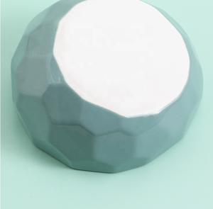 Tigela para animais redonda, tigela de cerâmica sustentável com suporte - Product Image 4