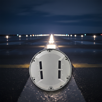Lampes de bordure de piste d'aéroport LED conformes aux normes ICAO et FAA, feux d'obstruction aérienne, indice de protection IP67, alliage d'aluminium rouge/blanc, CRI90