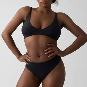 Conjuntos de Lencería Personalizados para <span class=keywords><strong>Mujer</strong></span>, Conjunto Sexy de 2 Piezas, Brasier y Tanga, <span class=keywords><strong>Ropa</strong></span> <span class=keywords><strong>Interior</strong></span> y Bragas, Conjuntos de Bralette Triangular - Product Image 4