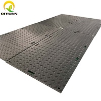 Großhandel Langlebige 4x8 HDPE Kunststoffplatten Temporäre Bodenschutzmatte für Bauarbeiten