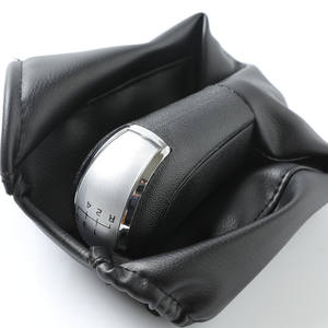 Coque en cuir pour pommeau de levier de vitesse FUXIN, 5 ou 6 vitesses, ergonomique, compatible avec Mercedes Benz - Product Image 4