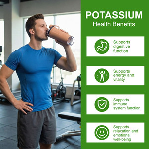 Cápsulas de Potasio de Fábrica OEM ODM, Contienen 500 mg de Potasio, Apoyan la Función Digestiva, Cápsulas de Suplemento de Potasio - Product Image 5