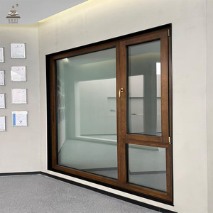 Fenêtres en bois ZEYI avec revêtement en aluminium, protection UV, <span class=keywords><strong>fenêtre</strong></span> en bois préfabriquée, prête pour maison passive, <span class=keywords><strong>fenêtre</strong></span> à battants en bois. - Product Image 5