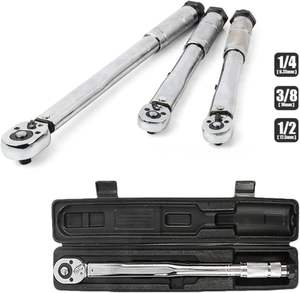 Clé dynamométrique à réglage de couple, multifonction, robuste, chromée, avec échelle estampée, spéciale <span class=keywords><strong>réparation</strong></span> de machines - Product Image 3